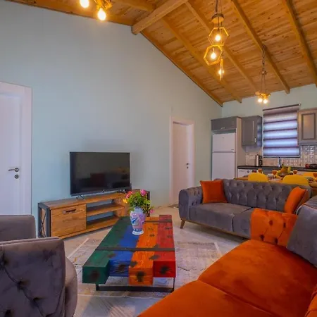 Ozbı-conservative In çamkoy For 4 Person Villa Fethiye